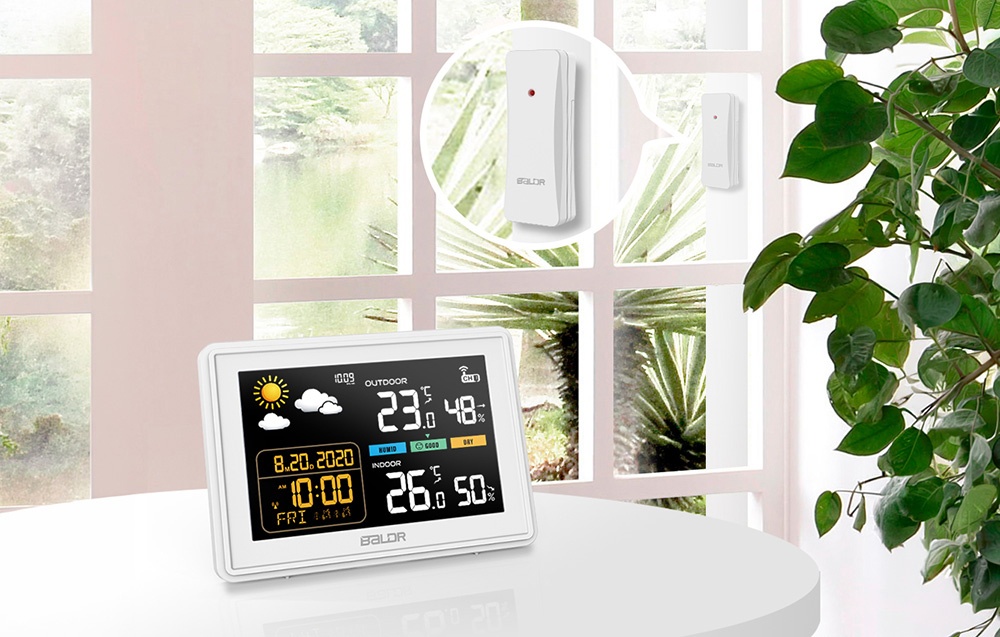 Rainpoint BALDRTHERM B0359WST2H2PR Orų stotelė with Outdoor Sensor aprašymas - Prekės nuotrauka
