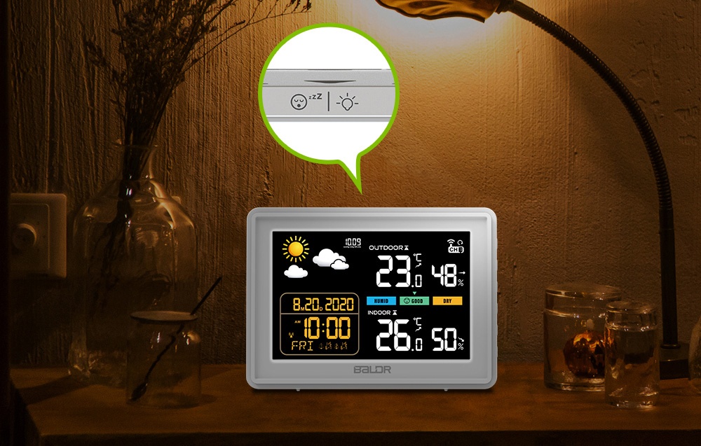 Rainpoint BALDRTHERM B0359WST2H2PR Orų stotelė with Outdoor Sensor aprašymas - Prekės nuotrauka