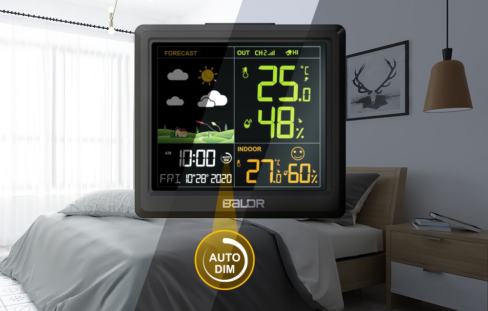 Rainpoint BALDRTHERM B0389WST2H2-V1 Orų stotelė with Outdoor Sensor aprašymas - Prekės nuotrauka