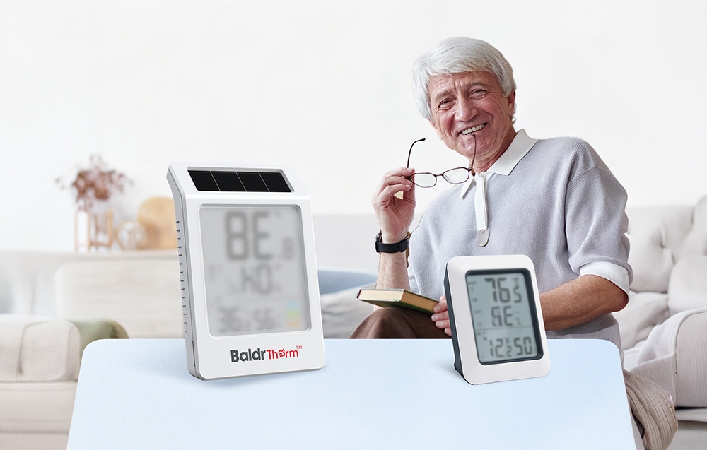 Rainpoint BALDRTHERM B0707 Solar-Powered Thermo-Hygrometer aprašymas - Prekės nuotrauka