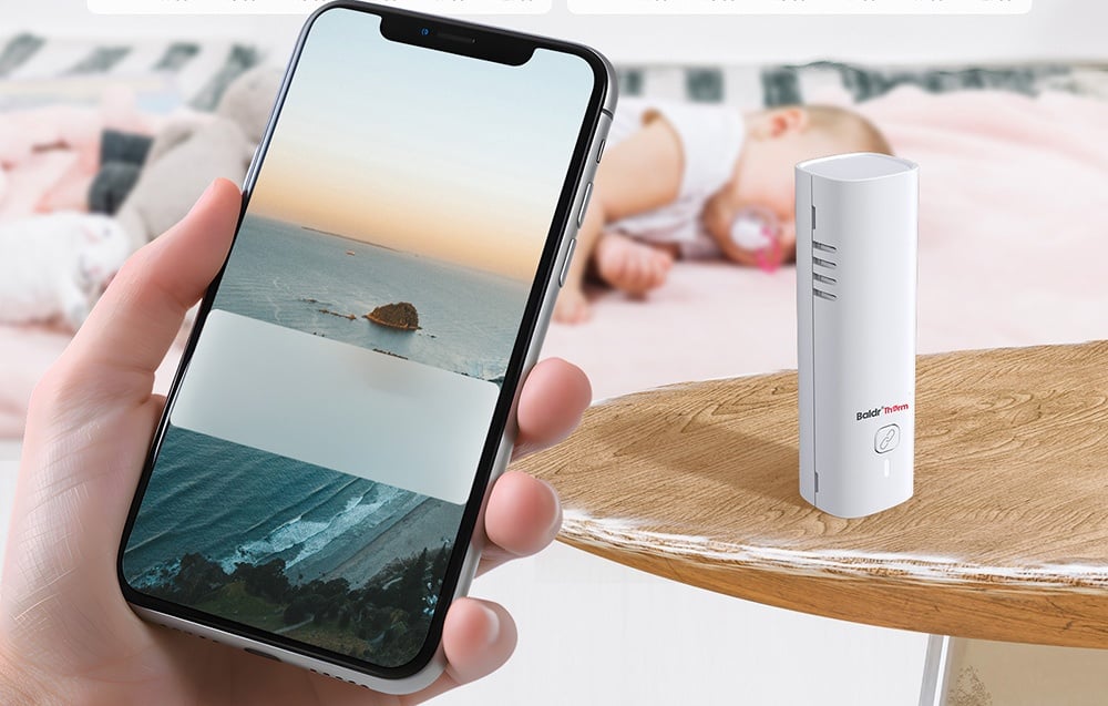 Rainpoint BALDRTHERM HCS802ARF Wi-Fi termohigrometras (jutiklis + šakotuvas) aprašymas - Prekės nuotrauka