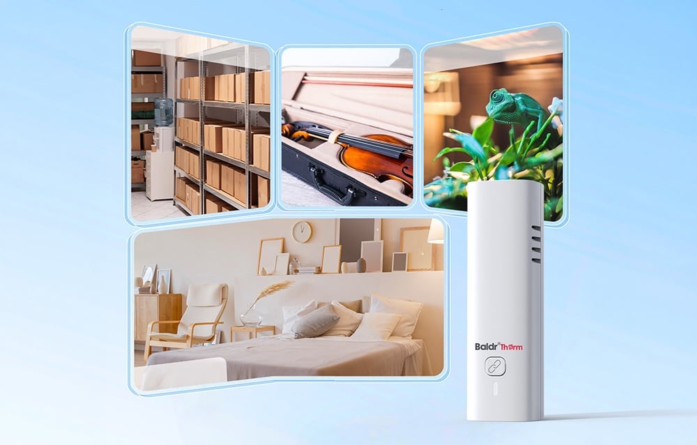 Rainpoint BALDRTHERM HCS802ARF Wi-Fi termohigrometras (jutiklis + šakotuvas) aprašymas - Prekės nuotrauka