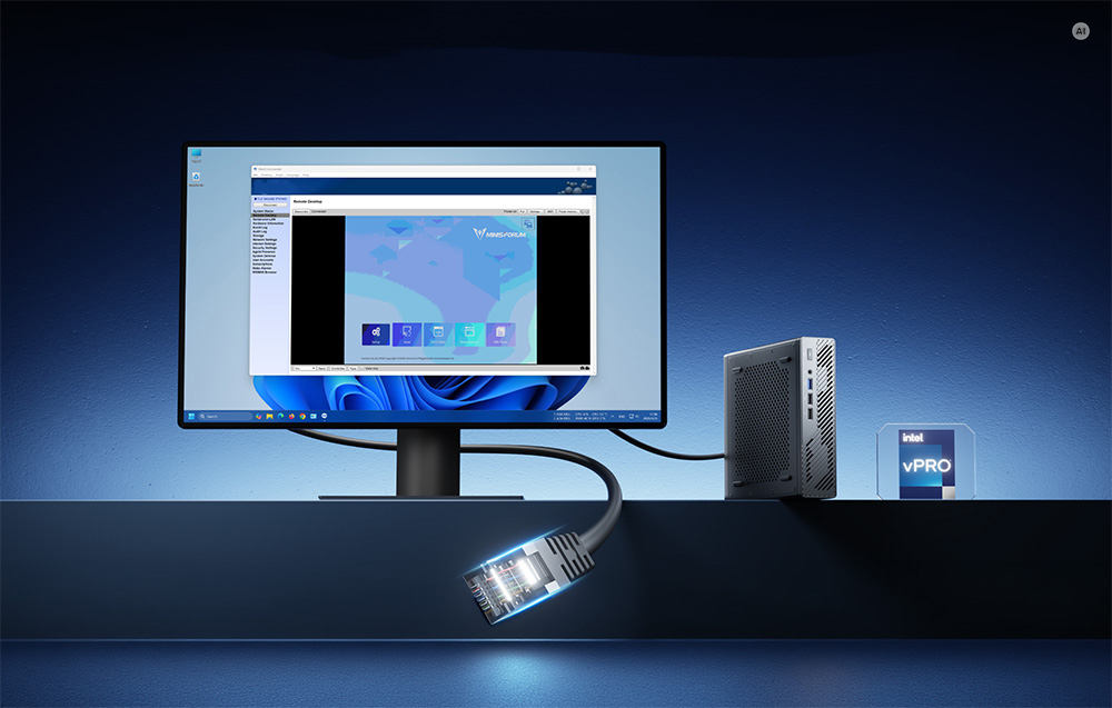 Barebone computer MINIS FORUM MS-03 Intel Core Ultra 9 386H aprašymas - Prekės nuotrauka