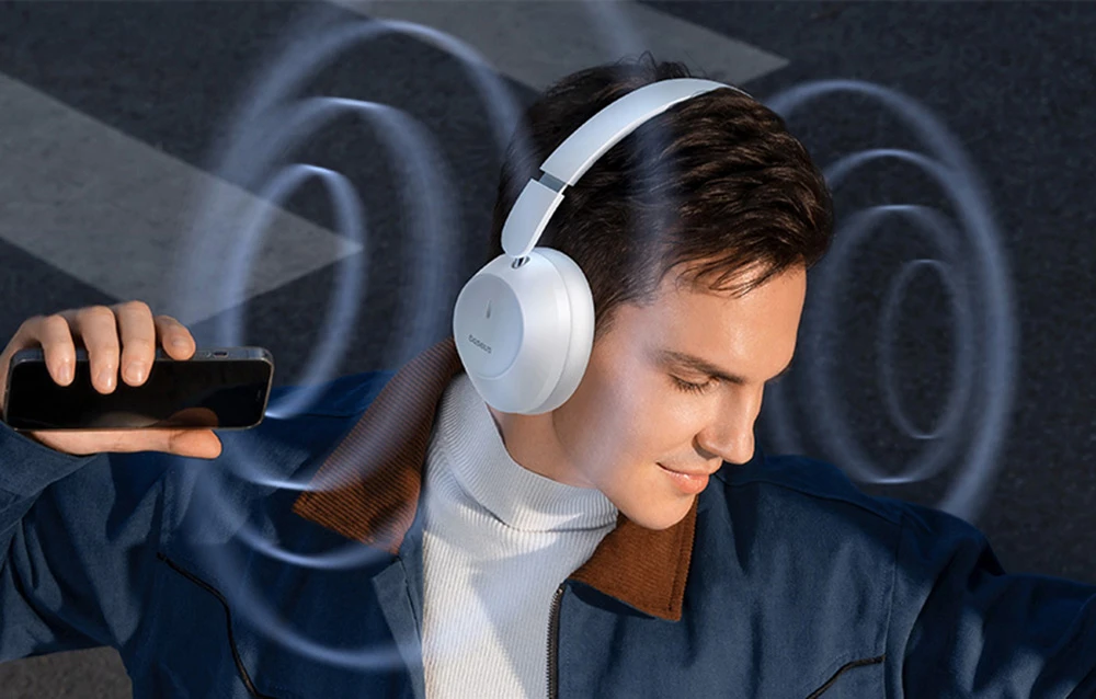 Baseus Boss 30 Max belaidės ausinės (baltos) aprašymas - Prekės nuotrauka Baseus Boss 30 Max belaidės ausinės (baltos) aprašymas - Prekės nuotrauka