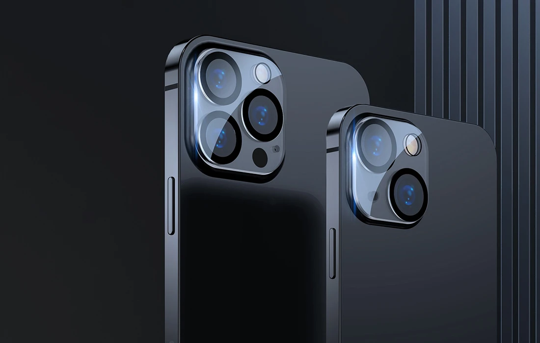 Baseus Kameros lešių apsauga iPhone 13 Pro, iPhone 13 Pro Max (2 vnt) aprašymas - Prekės nuotrauka Baseus Kameros lešių apsauga iPhone 13 Pro, iPhone 13 Pro Max (2 vnt) aprašymas - Prekės nuotrauka