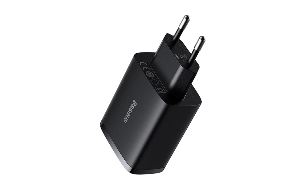 Baseus Sieninis įkroviklis 17W 3xUSB 3.4A, juodas aprašymas - Prekės nuotrauka