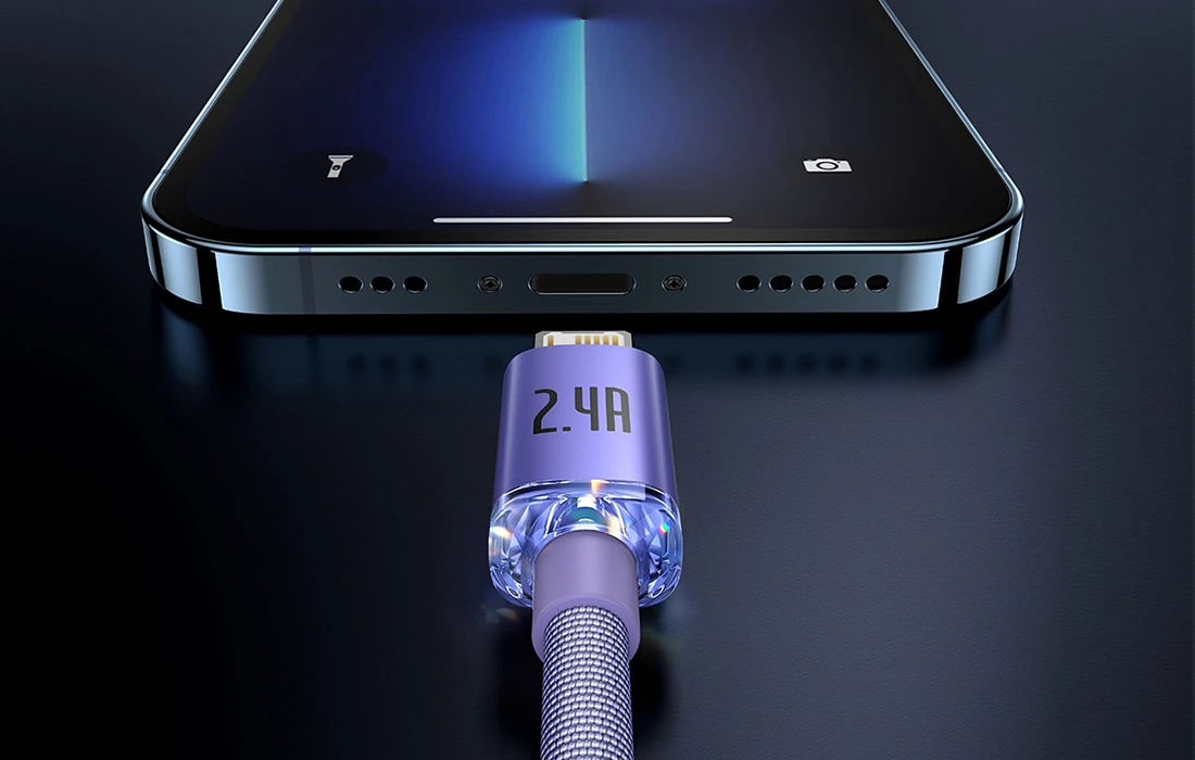 Baseus LAIDAS „Lightning“–USB 1,2 m aprašymas - Prekės nuotrauka