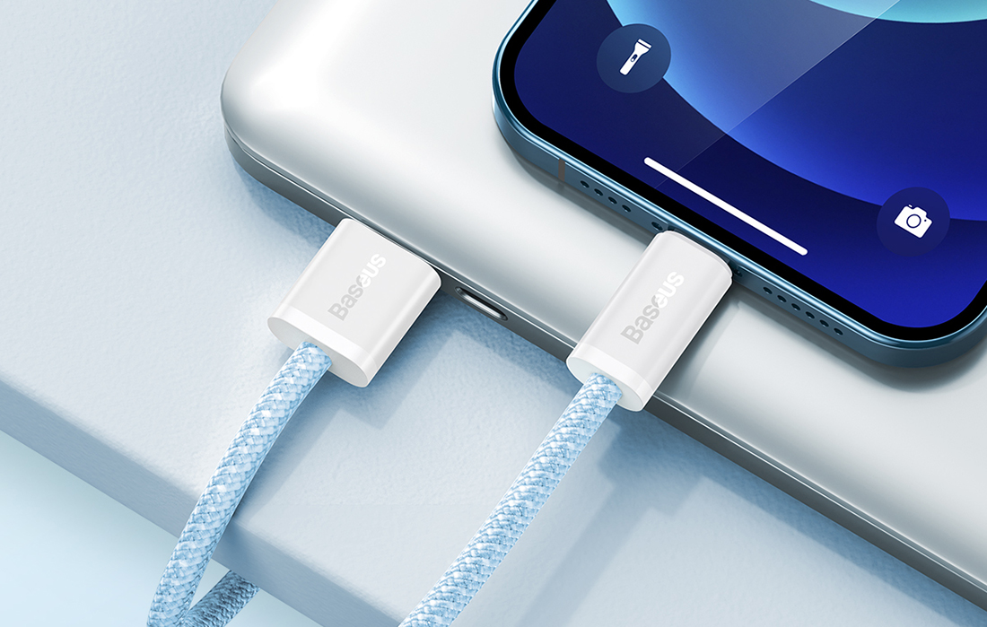 Baseus dinaminis USB - Lightning kabelis 2.4A 2m aprašymas - Prekės nuotrauka