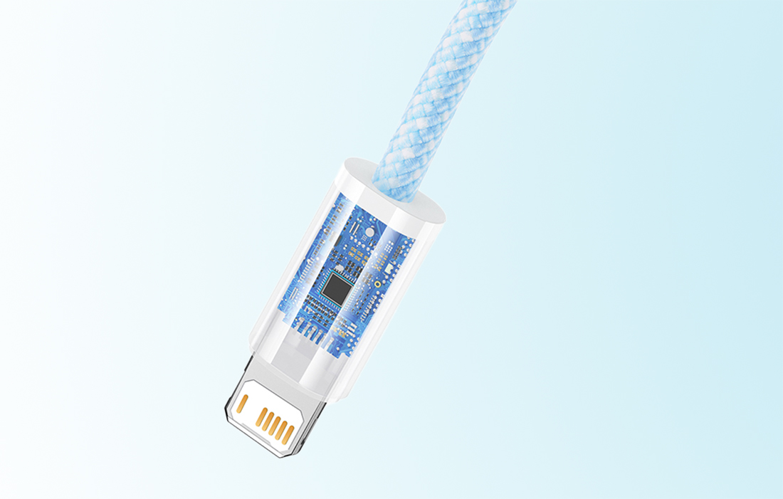 Baseus dinaminis USB - Lightning kabelis 2.4A 2m aprašymas - Prekės nuotrauka