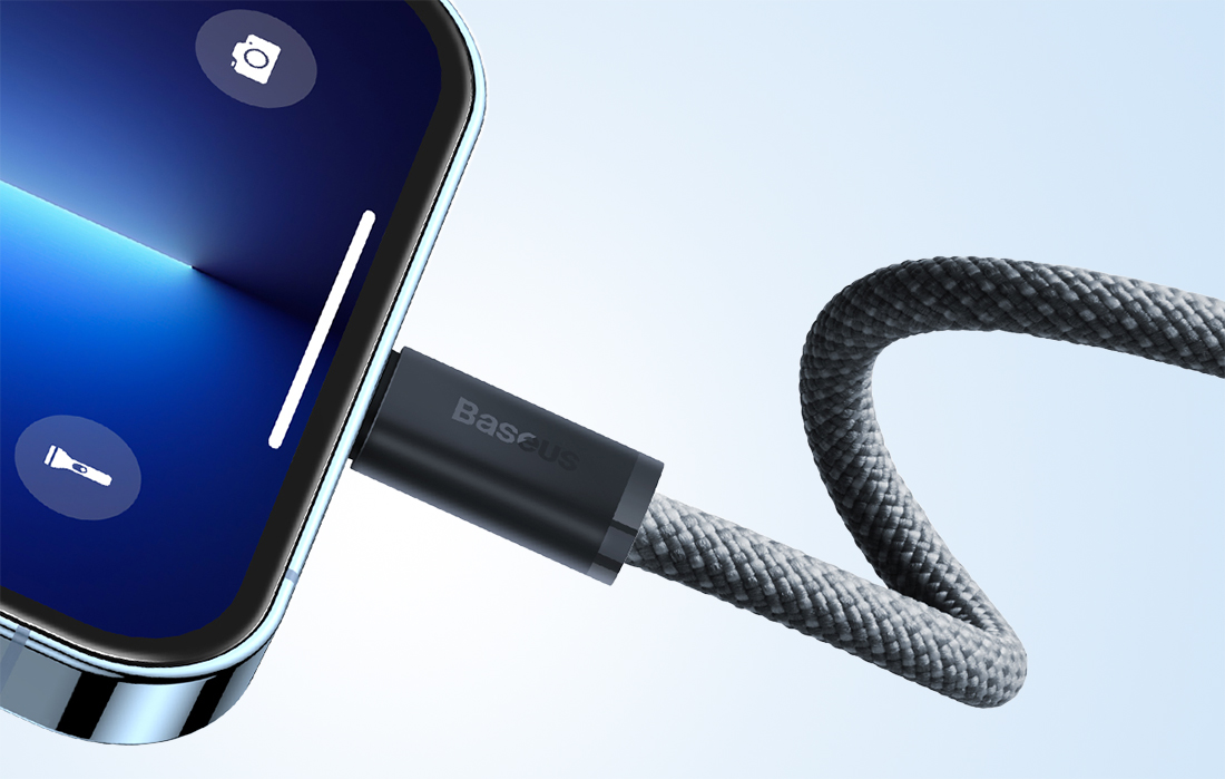 Baseus Dynamic Series USB-C - Lightning kabelis 20W 1m - Pilkas aprašymas - Prekės nuotrauka
