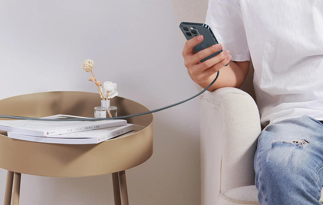 Baseus Dynamic Series USB-C - Lightning kabelis 20W 2m - Pilkas aprašymas - Prekės nuotrauka Baseus Dynamic Series USB-C - Lightning kabelis 20W 2m - Pilkas aprašymas - Prekės nuotrauka