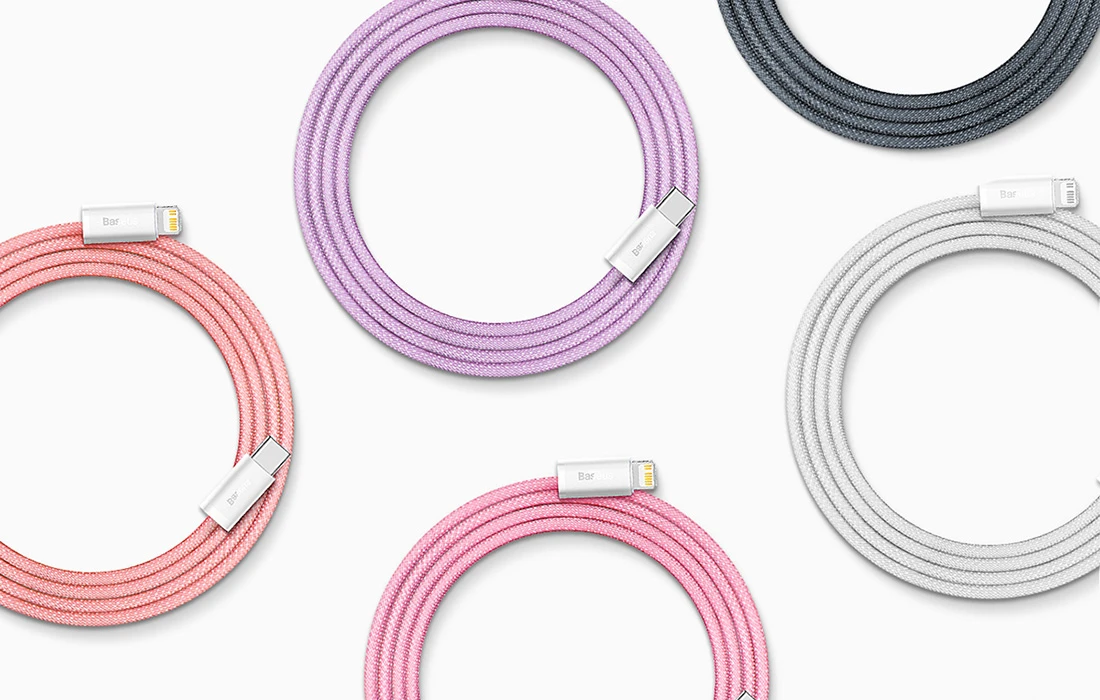 Baseus Dynamic Series USB-C - Lightning kabelis 20W 2m - Pilkas aprašymas - Prekės nuotrauka Baseus Dynamic Series USB-C - Lightning kabelis 20W 2m - Pilkas aprašymas - Prekės nuotrauka