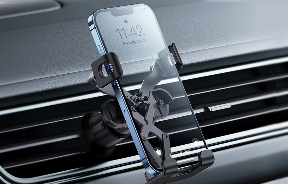 Baseus gravitacinė oro išleidimo angos rankena ant automobilio grotelių - Juoda aprašymas - Prekės nuotrauka Baseus gravitacinė oro išleidimo angos rankena ant automobilio grotelių - Juoda aprašymas - Prekės nuotrauka