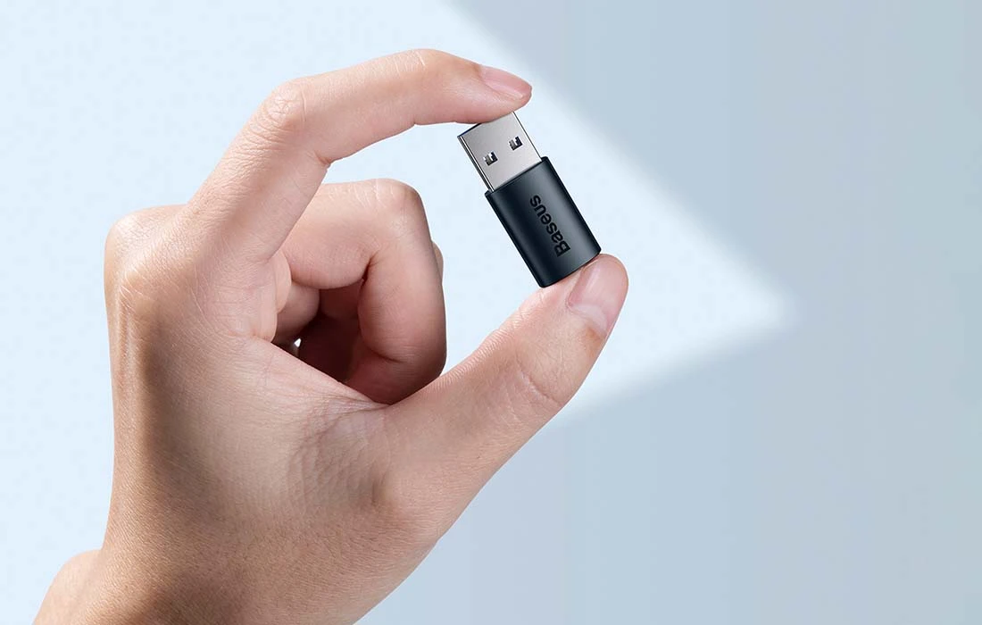 Baseus Ingenuity USB-A – USB-C OTG adapteris - Mėlynas aprašymas - Prekės nuotrauka