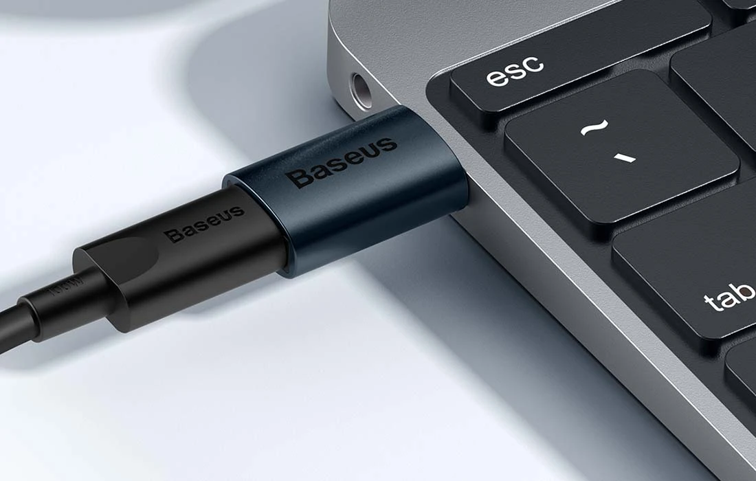 Baseus Ingenuity USB-A – USB-C OTG adapteris - Mėlynas aprašymas - Prekės nuotrauka