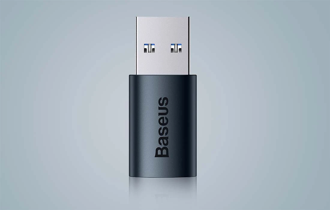 Baseus Ingenuity USB-A – USB-C OTG adapteris - Mėlynas aprašymas - Prekės nuotrauka