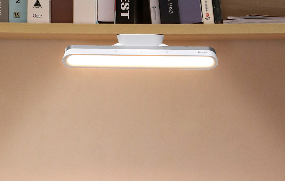 Baseus Įkraunamas šviestuvas pakabinamas po lentyna 5W 1800mAh, šviesos srautas ≥100lm aprašymas - Prekės nuotrauka Baseus Įkraunamas šviestuvas pakabinamas po lentyna 5W 1800mAh, šviesos srautas ≥100lm aprašymas - Prekės nuotrauka