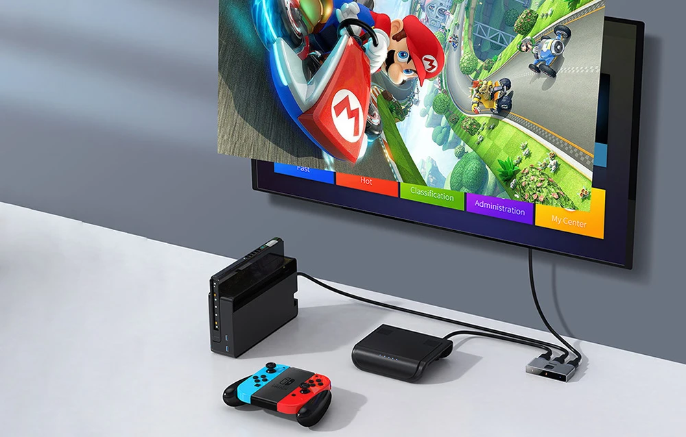Baseus HDMI 4K dvikryptis perjungėjas (1->2 / 2->1) aprašymas - Prekės nuotrauka Baseus HDMI 4K dvikryptis perjungėjas (1->2 / 2->1) aprašymas - Prekės nuotrauka