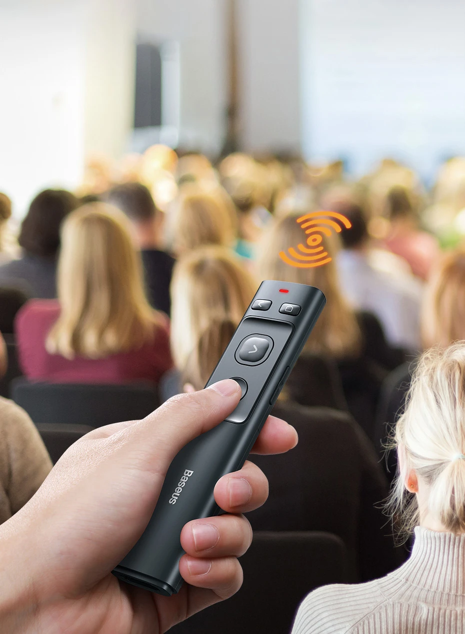 Lazerinė rodyklė Baseus Wireless pilka aprašymas - Prekės nuotrauka