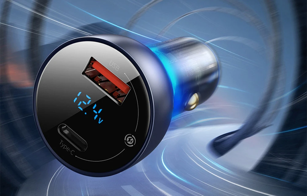 Baseus QC + PPS greitasis automobilinis įkroviklis 65W - Pilkas aprašymas - Prekės nuotrauka Baseus QC + PPS greitasis automobilinis įkroviklis 65W - Pilkas aprašymas - Prekės nuotrauka