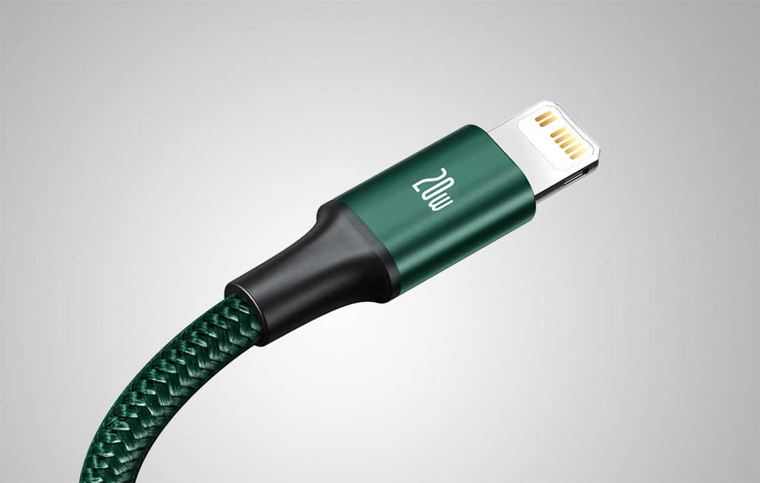 Baseus Rapid serijos Micro USB + Lightning + USB-C kabelis skirtas M+L+T 20W 1.5m – Žalias aprašymas - Prekės nuotrauka Baseus Rapid serijos Micro USB + Lightning + USB-C kabelis skirtas M+L+T 20W 1.5m – Žalias aprašymas - Prekės nuotrauka