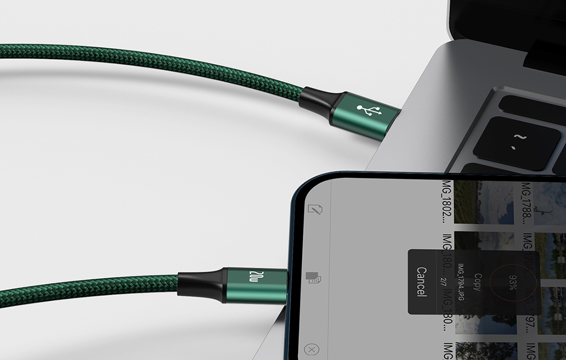 Baseus Rapid serijos Micro USB + Lightning + USB-C kabelis skirtas M+L+T 20W 1.5m – Žalias aprašymas - Prekės nuotrauka Baseus Rapid serijos Micro USB + Lightning + USB-C kabelis skirtas M+L+T 20W 1.5m – Žalias aprašymas - Prekės nuotrauka