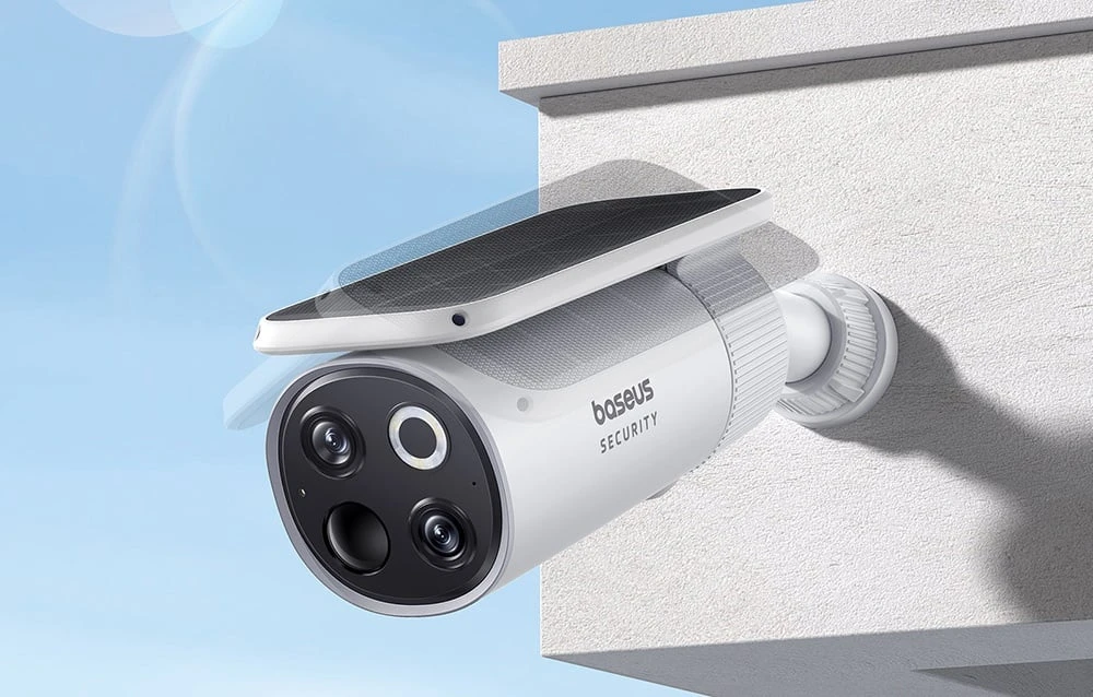 Baseus S1 Pro 3K Dual outdoor camera baltas aprašymas - Prekės nuotrauka Baseus S1 Pro 3K Dual outdoor camera baltas aprašymas - Prekės nuotrauka