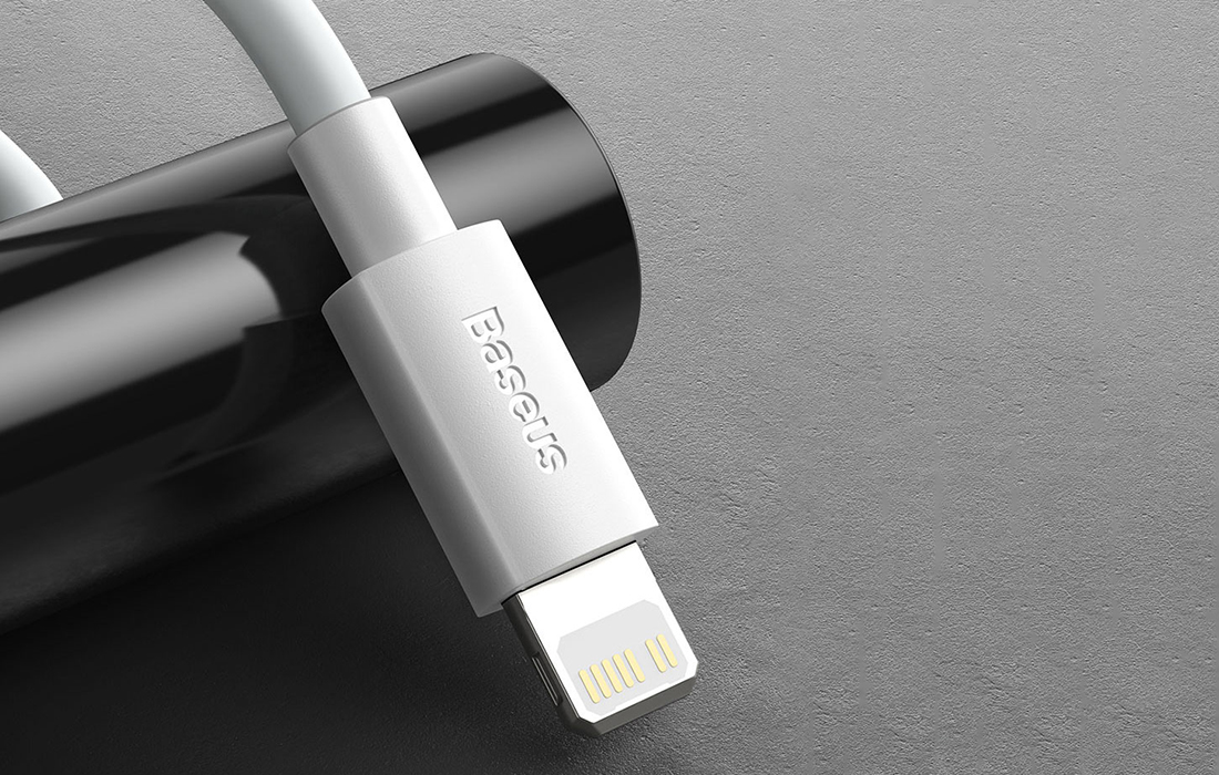 Baseus laidų rinkinys (USB - „Lightning“ 2 vnt.). greitas įkrovimas 1,5 m (Baltas) aprašymas - Prekės nuotrauka Baseus laidų rinkinys (USB - „Lightning“ 2 vnt.). greitas įkrovimas 1,5 m (Baltas) aprašymas - Prekės nuotrauka