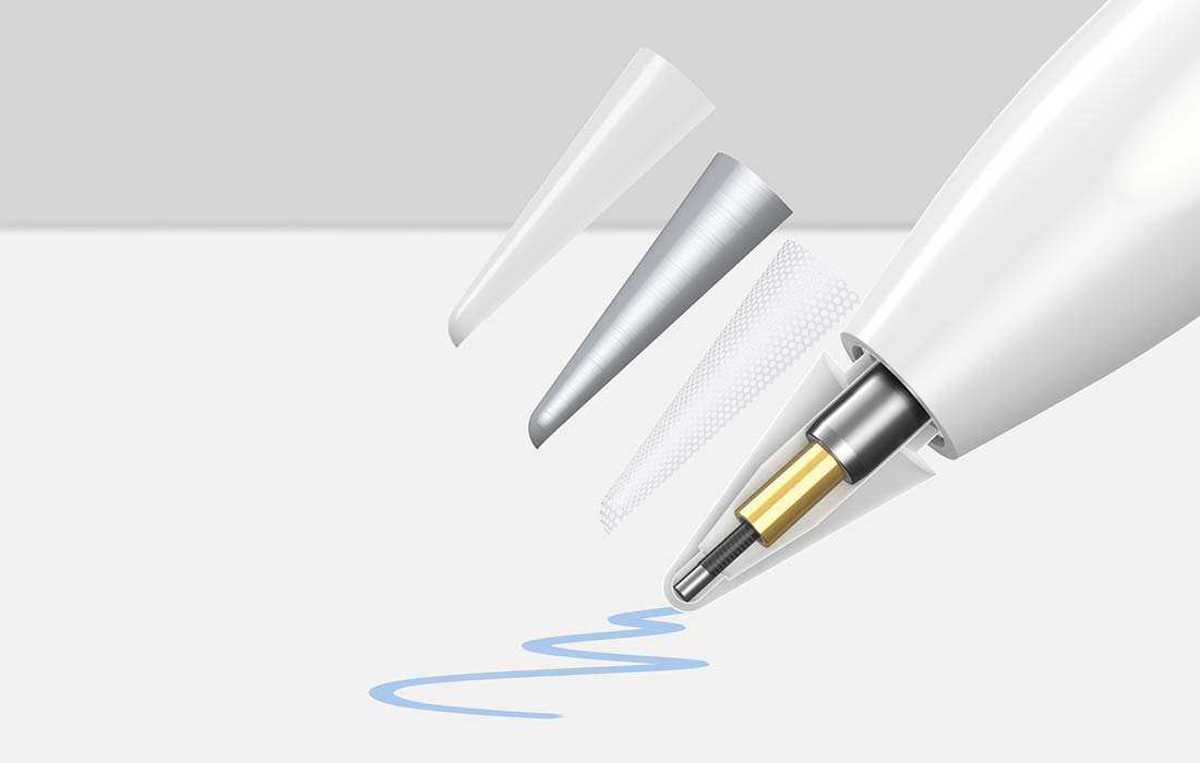 Baseus Smooth Writing išmanieji rašiklio antgaliai Apple Pieštukas 1&2 2vnt aprašymas - Prekės nuotrauka Baseus Smooth Writing išmanieji rašiklio antgaliai Apple Pieštukas 1&2 2vnt aprašymas - Prekės nuotrauka