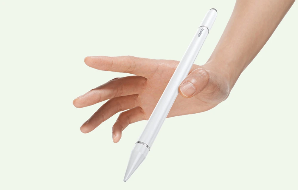 Baseus Smooth Writing III 3in1 Pasyvus Stylus - Nemagnetinė Versija - Balta aprašymas - Prekės nuotrauka Baseus Smooth Writing III 3in1 Pasyvus Stylus - Nemagnetinė Versija - Balta aprašymas - Prekės nuotrauka
