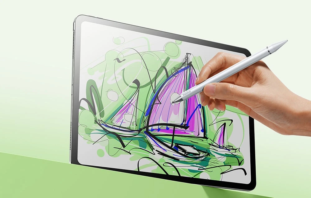 Baseus Smooth Writing III 3in1 Pasyvus Stylus - Nemagnetinė Versija - Balta aprašymas - Prekės nuotrauka Baseus Smooth Writing III 3in1 Pasyvus Stylus - Nemagnetinė Versija - Balta aprašymas - Prekės nuotrauka