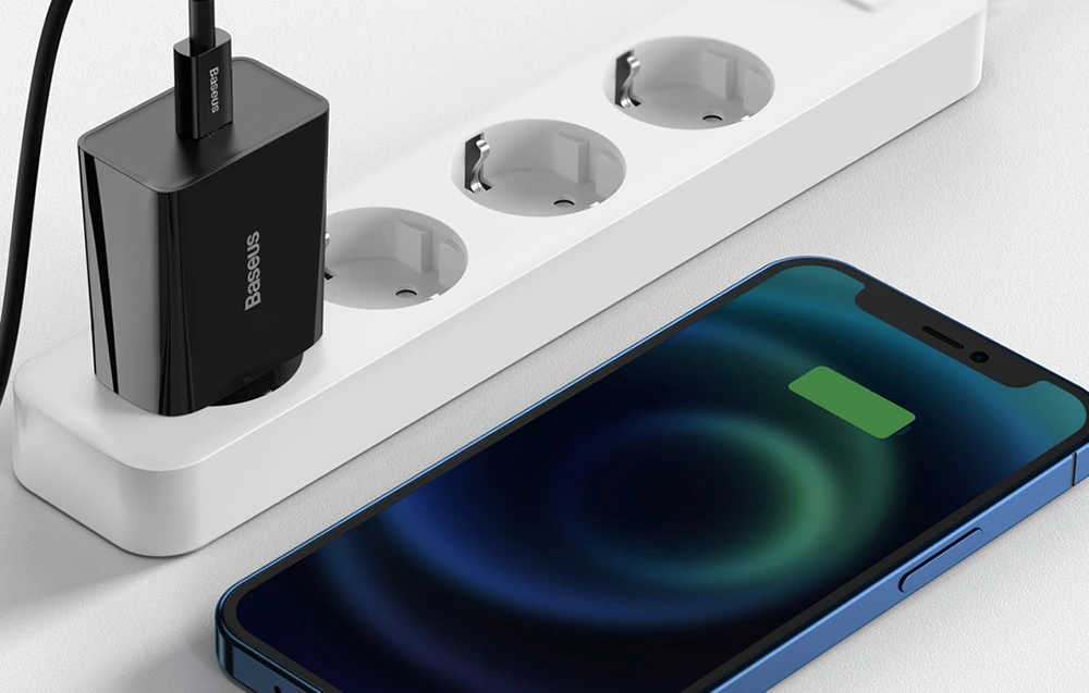 Baseus Speed Mini greitas įkroviklis USB-C PD 3A 20W juodas aprašymas - Prekės nuotrauka
