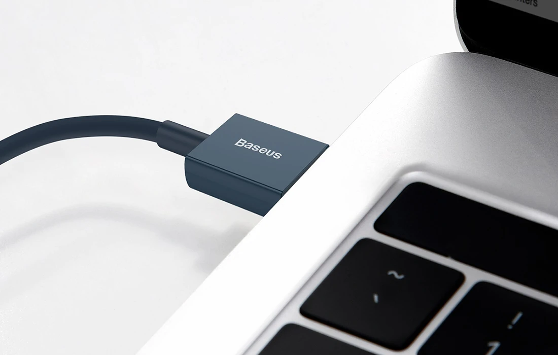 Baseus Geresnis serija Kabelinė USB IP 2.4A 1m (mėlyna) aprašymas - Prekės nuotrauka