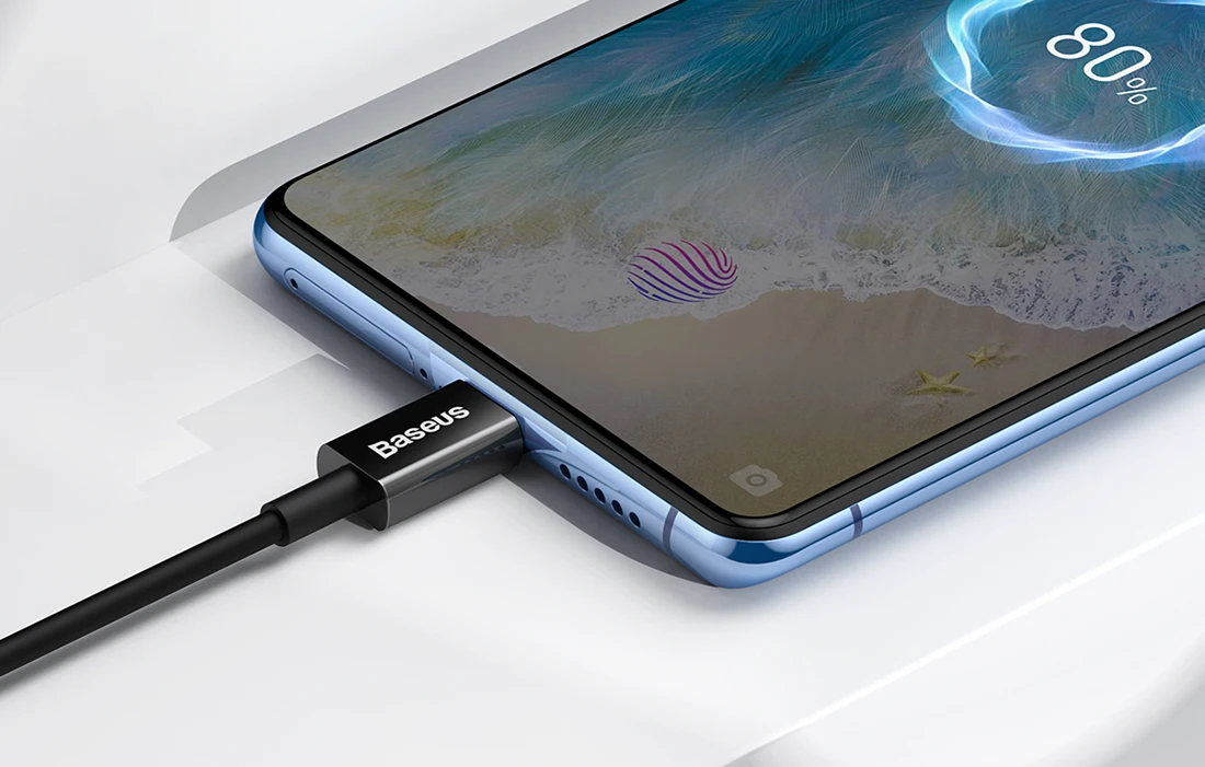 USB kabelis Baseus Superior iš USB į microUSB 2A 2.0m juodas CAMYS-A01 aprašymas - Prekės nuotrauka