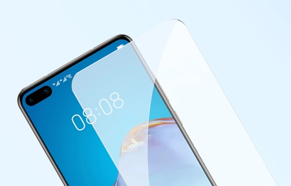 Baseus grūdinto stiklo ekrano apsauga, skirta HUAWEI P40 aprašymas - Prekės nuotrauka