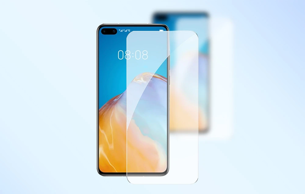 Baseus grūdinto stiklo ekrano apsauga, skirta HUAWEI P40 aprašymas - Prekės nuotrauka