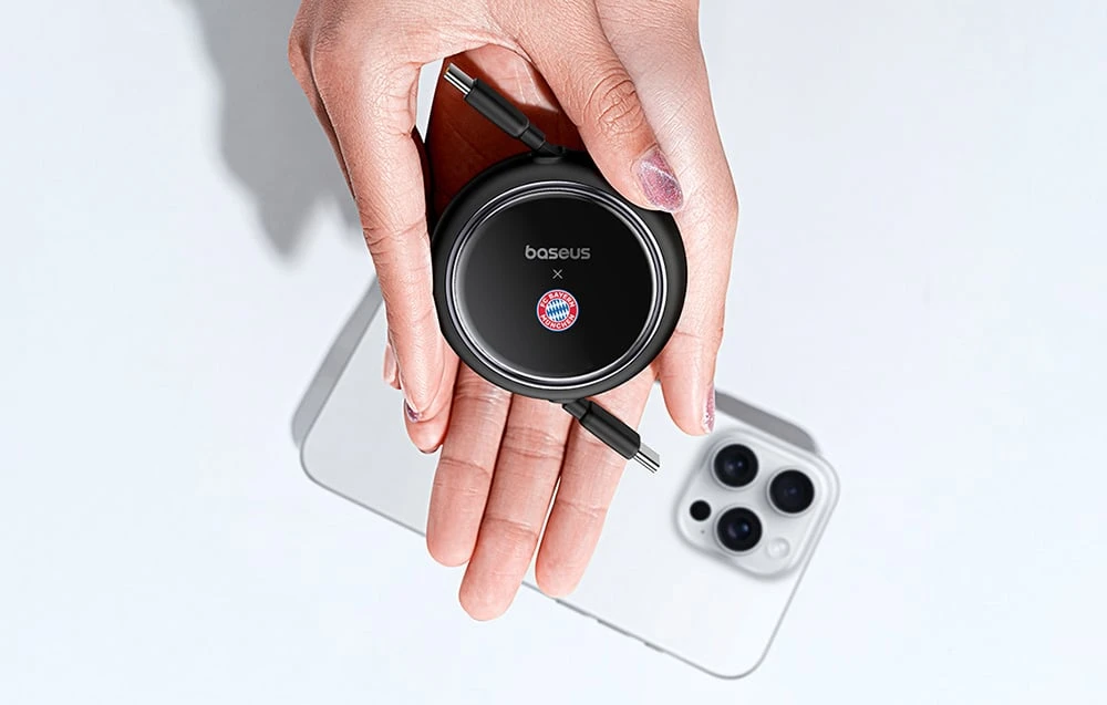 Baseus USB-C į USB-C 100W įkrovimo laidas (Juodas) Bayern Edition aprašymas - Prekės nuotrauka Baseus USB-C į USB-C 100W įkrovimo laidas (Juodas) Bayern Edition aprašymas - Prekės nuotrauka