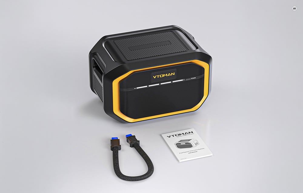 Baterija VTOMAN FlashSpeed 1500 (Pilkas) aprašymas - Prekės nuotrauka