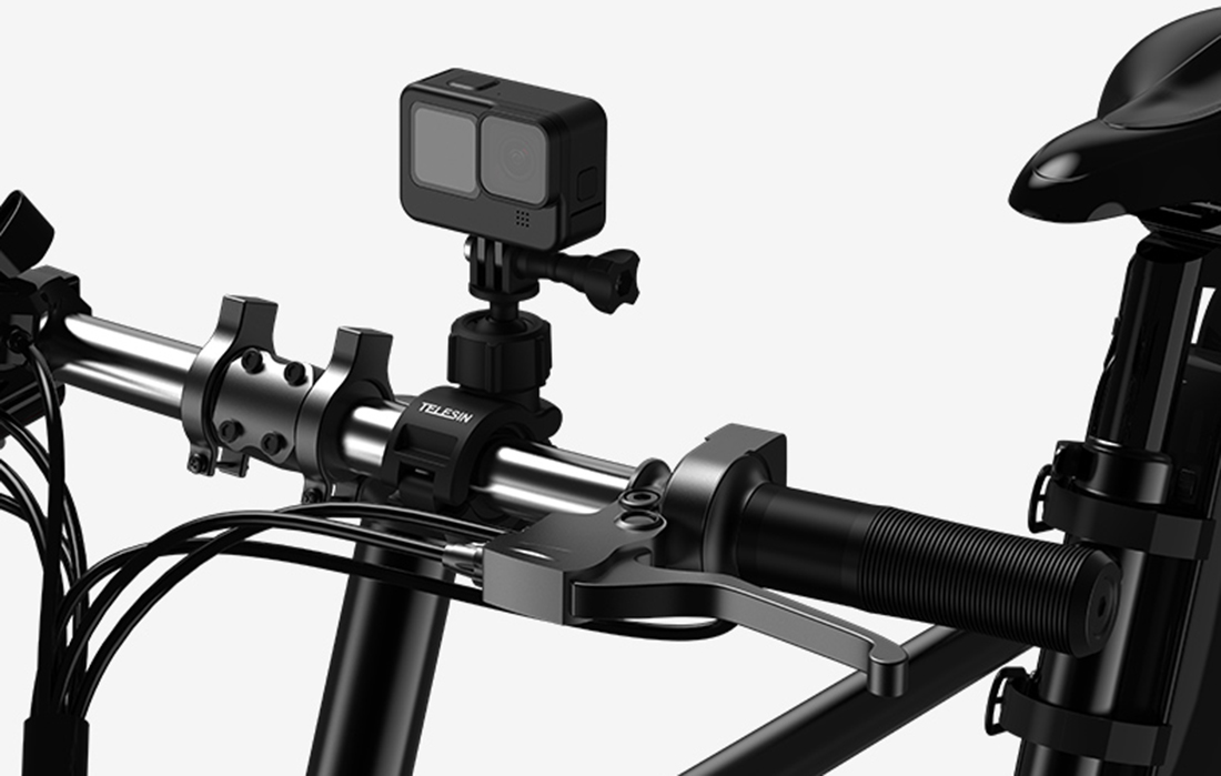 Telesin dviračio laikiklis sporto kameroms 360° (DJ-HBM-001) aprašymas - Prekės nuotrauka Telesin dviračio laikiklis sporto kameroms 360° (DJ-HBM-001) aprašymas - Prekės nuotrauka