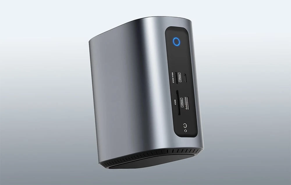 Blitzwolf BW-TH15 17in1 įkrovimo stotelė 2xHD+DP+4xC+3xUSB 3.0+USB 3.1+C 3.2+C PD+RJ45+Micro SD+SD+3.5mm garso jungtis aprašymas - Prekės nuotrauka Blitzwolf BW-TH15 17in1 įkrovimo stotelė 2xHD+DP+4xC+3xUSB 3.0+USB 3.1+C 3.2+C PD+RJ45+Micro SD+SD+3.5mm garso jungtis aprašymas - Prekės nuotrauka