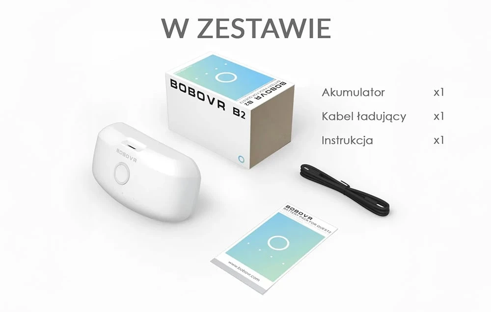 BOBOVR B2 baterijų paketas aprašymas - Prekės nuotrauka BOBOVR B2 baterijų paketas aprašymas - Prekės nuotrauka