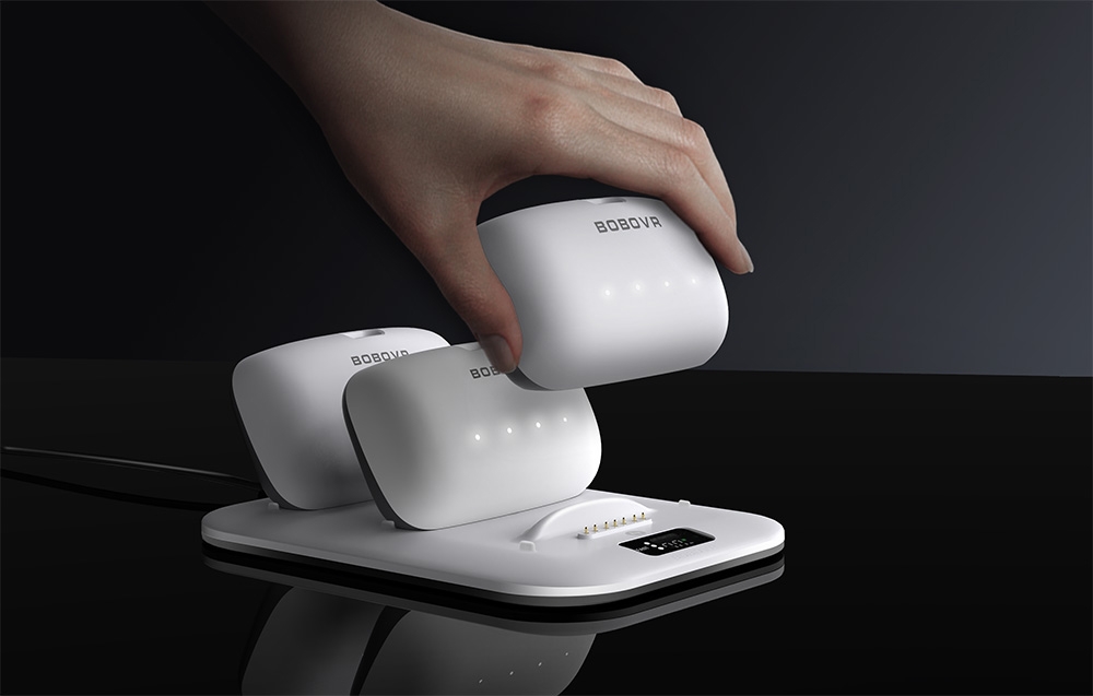 bobovr-bd3-įkrovimo stotis-b100-baterijoms