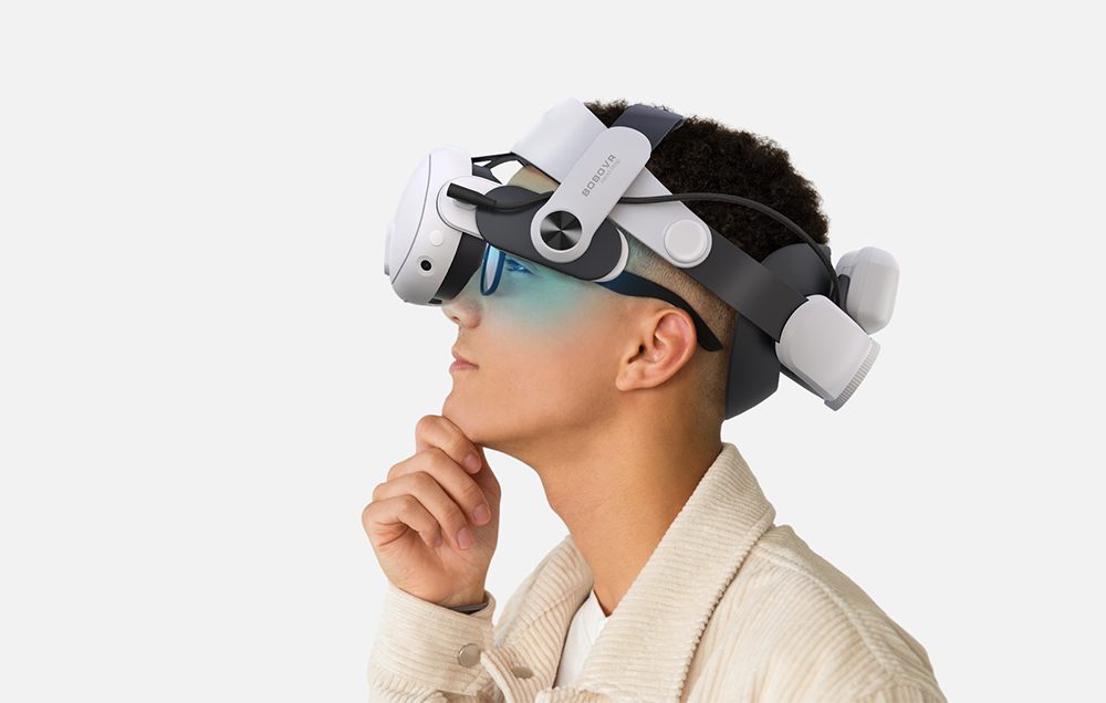 BOBOVR M3 Pro galvos dirželis + akumuliatorius skirtas Oculus Quest 3 aprašymas - Prekės nuotrauka BOBOVR M3 Pro galvos dirželis + akumuliatorius skirtas Oculus Quest 3 aprašymas - Prekės nuotrauka
