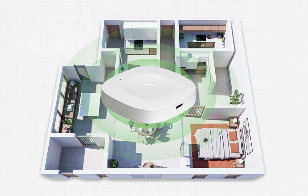 Moes ZigBee 3.0, Bluetooth išmanioji centralė TUYA aprašymas - Prekės nuotrauka