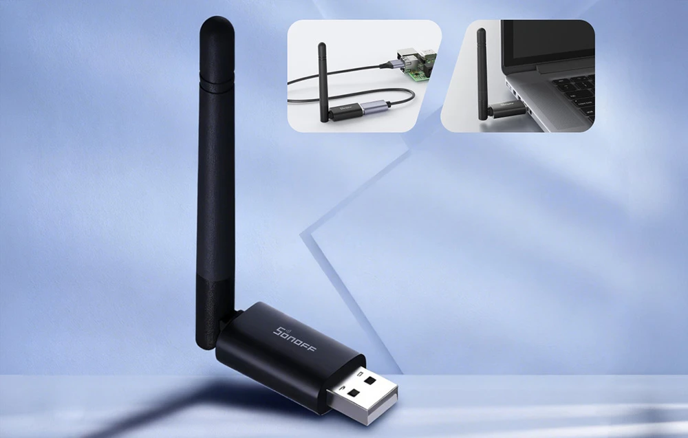 Zigbee valdiklis Sonoff Dongle Lite MG21 aprašymas - Prekės nuotrauka