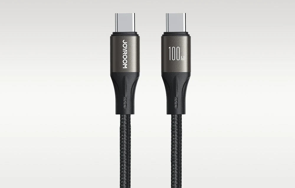 Laidas Joyroom Light-Speed USB-C į USB-C SA25-CC5 , 100 W , 1.2 m (juodas) aprašymas - Prekės nuotrauka Laidas Joyroom Light-Speed USB-C į USB-C SA25-CC5 , 100 W , 1.2 m (juodas) aprašymas - Prekės nuotrauka