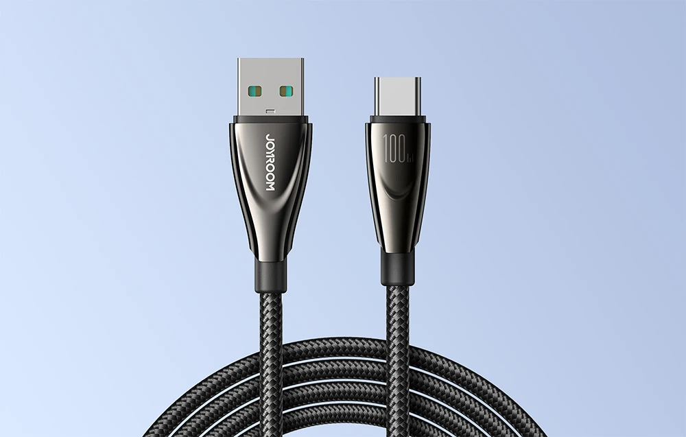 Joyroom Kabelis Pioneer 100W USB į USB C SA31-AC6 / 100W / 1.2m (juodas) aprašymas - Prekės nuotrauka