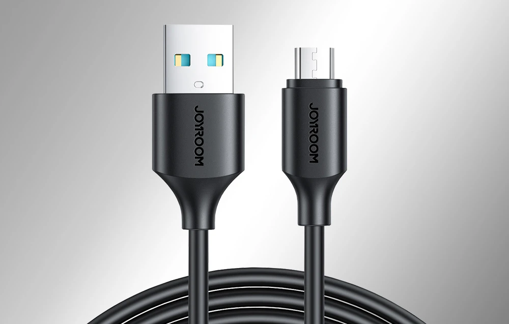 USB kabelis Joyroom S-UM018A9 USB į MicroUSB 2.4A 1.0m juodas aprašymas - Prekės nuotrauka