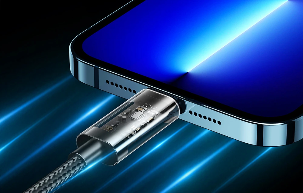 Kabelis prie USB-A / Lightning / 2.4A / 1.2m Joyroom S-UL012A12 (mėlynas) aprašymas - Prekės nuotrauka Kabelis prie USB-A / Lightning / 2.4A / 1.2m Joyroom S-UL012A12 (mėlynas) aprašymas - Prekės nuotrauka