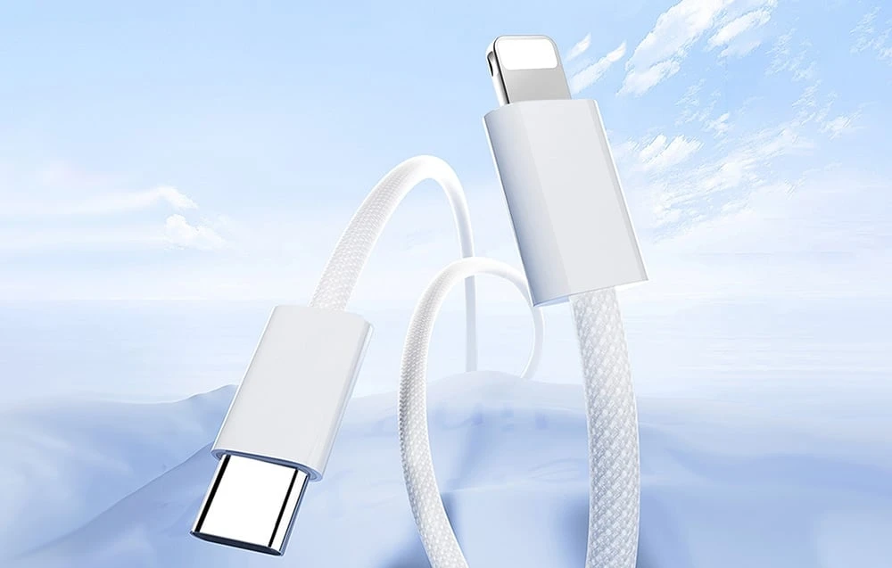 USB laidas Joyroom S-A45 USB-C iki Lightning 30W 1,2m baltas aprašymas - Prekės nuotrauka